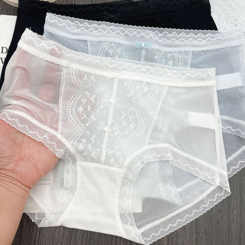 法式蕾丝内裤超薄无痕性感