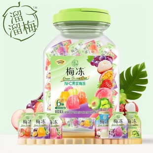 溜溜梅 梅冻桶 天然水果梅冻零食6味NFC果浆鲜榨办公休闲零食小吃