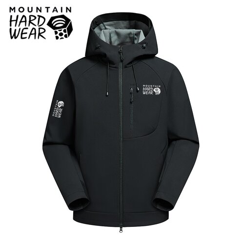 Mountain hardwear山浩软壳冲锋衣男户外防风防水连帽外套