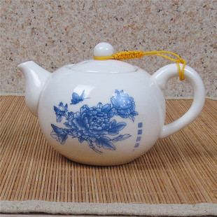 茶壶陶瓷壶 小西施壶 陶瓷功夫茶壶 青花瓷 盖碗茶碗茶杯 茶道配