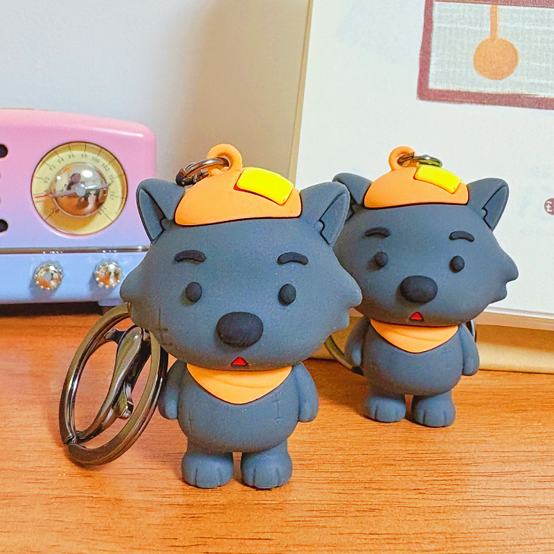 国潮卡通钥匙扣可爱书包挂件学生礼物开业活动地推赠送小礼品批发