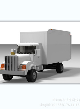 MOC-24712 迷你卡车 带货箱 10格 电子图纸 拼插积木 307片