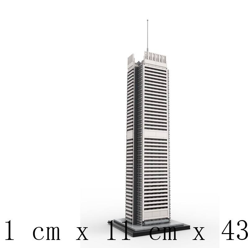 MOC-158401 纽约时报大厦 电子图纸 拼插积木 1502片