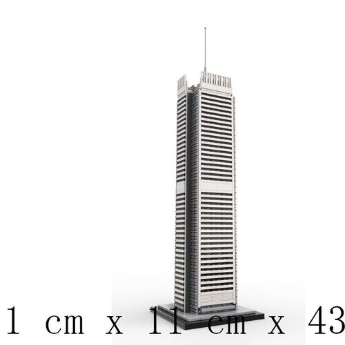 MOC-158401 纽约时报大厦 电子图纸 拼插积木 1502片