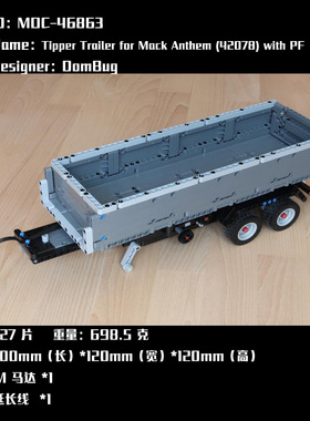 MOC-46863 Tipper Trailer for Mack Anthem (42078) with PF 627