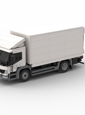 MOC-134268 梅赛D斯-B驰Atego 白色卡车769片 电子图纸 拼插积木