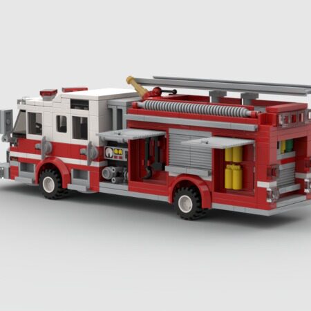 MOC-XM134 小颗粒消防车 电子图纸 拼插积木 422片