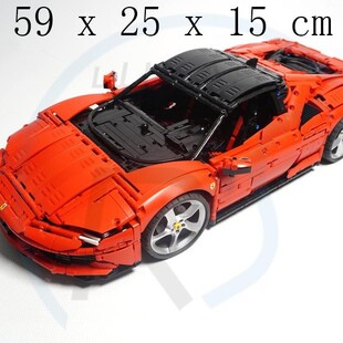 2.0 电子图纸 MOC 法啦利SF90跨界版 4550片 1;8 8比例 143397