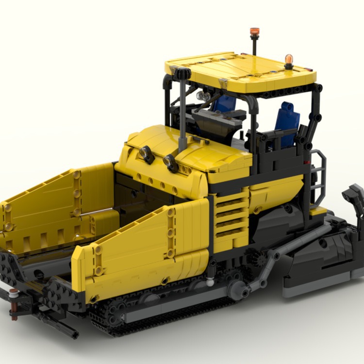 MOC-XM003 电子图纸 拼插积木 1198片 沥青铺路机