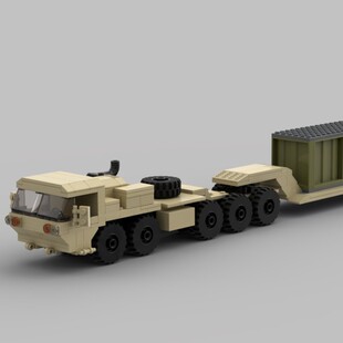 MOC-194902 奥什科什10x10 电子图纸 积木 深灰车厢