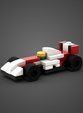 MOC-201932 迷你迈K轮MP4/4  45片 电子图纸 拼插积木