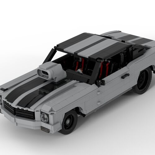 MOC-203599 雪F兰Pro Street Dragster 2067片 电子图纸 拼插积木