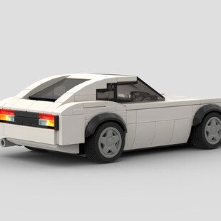 240z Nisan 97965 8格跑车 拼插积木 270片 电子图纸 MOC