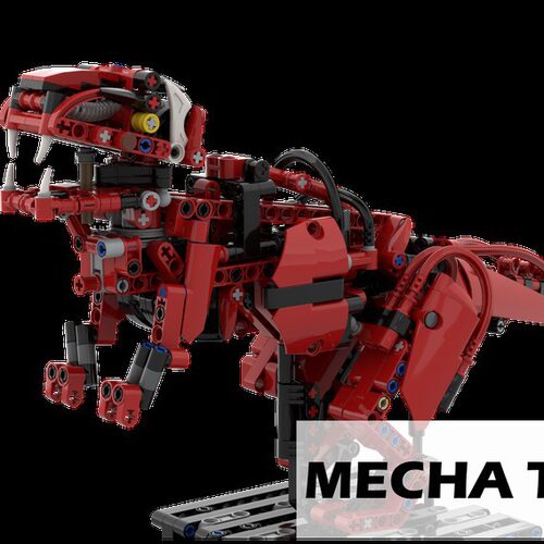 MOC-55169 电动积木恐龙 拼插积木 电子图纸 814片