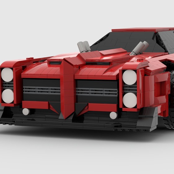 MOC-82318 火箭联盟 小颗粒跑跑车 电子图纸 1678片