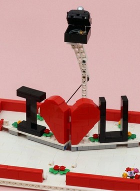 MOC-98726 爱情故事弹出式书籍 电子图纸 积木 570片