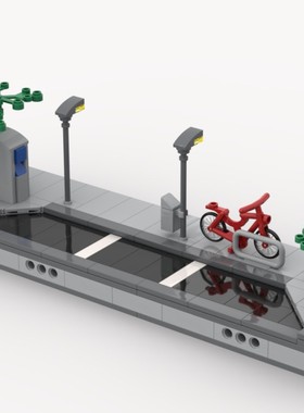 MOC-48269 模块化停车场 213片 电子图纸 拼插积木