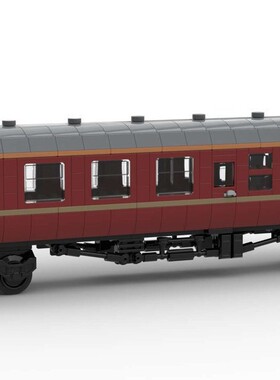 MOC-52191 HP Express行李车 748片 电子图纸 拼插积木