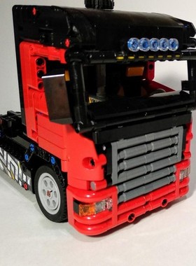 MOC-30870 斯堪尼亚 R420 电子图纸 拼插积木  876片 无贴纸