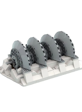 MOC-23845 小颗粒发电机 284PCS 国产积木 兼容科技 电子图纸