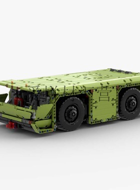 积木 兼容科技 MOC-26069 机场牵引车三遥控工程车零件包