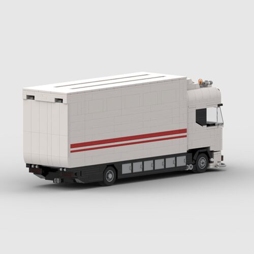 MOC-131108 斯堪尼亚流线型R730汽车运输车 电子图纸 积木 1430