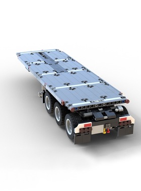 MOC-37319 平板半挂车 适配42078 国产积木 兼容科技