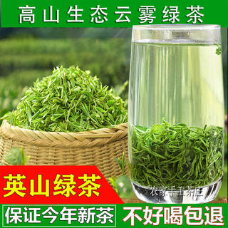 茶叶绿茶高山绿茶2024新茶浓香型雨前毛尖春茶湖北英山云雾茶500g