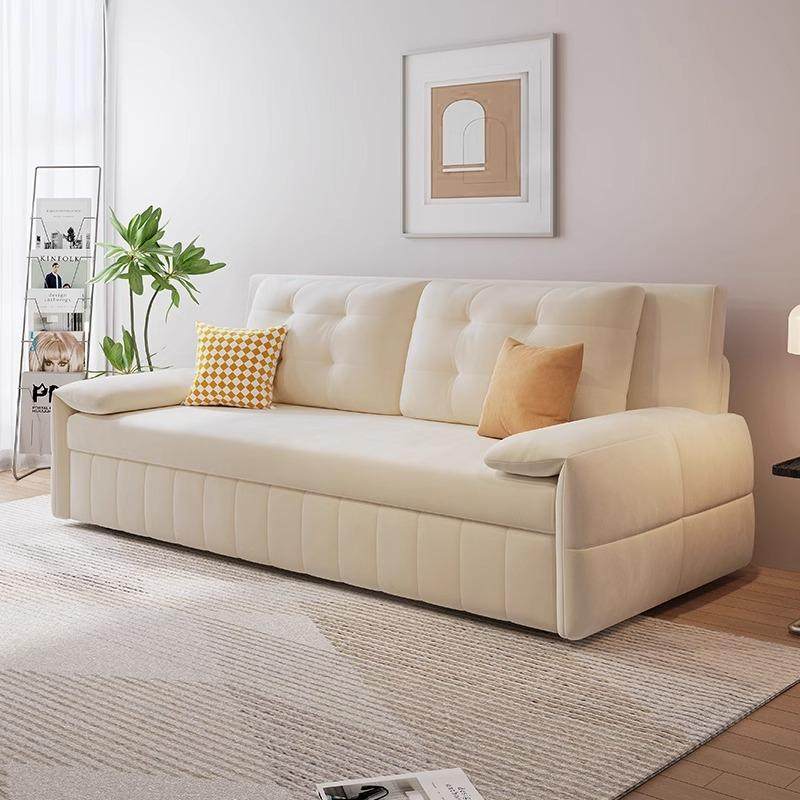 奶油风大象耳朵沙发床家用卧室