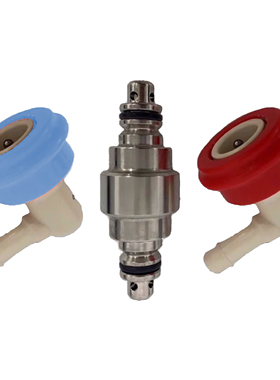 日机装透析机血透机DBB-27快速接头旁路接头红色蓝色兰色