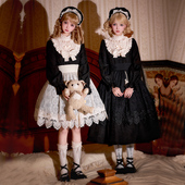 withpuji原创设计doll宽松长短款 暮色唱诗班 op围裙双子lolita