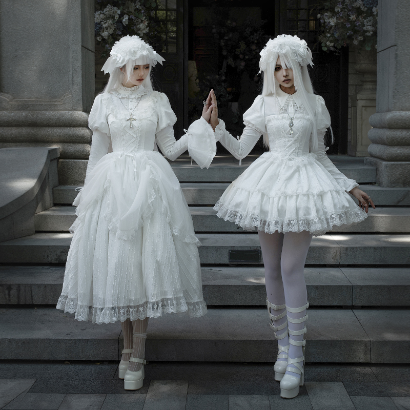 来信与诗·遗落天国｜WP原创副牌 白哥特长短op腰封双子秋lolita