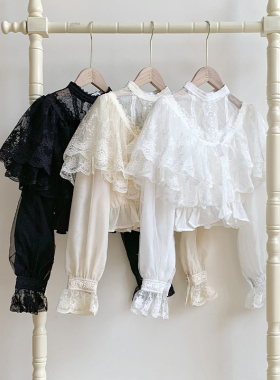 【情诗】withpuji原创设计cla三色百搭内搭/2way披肩多穿lolita春