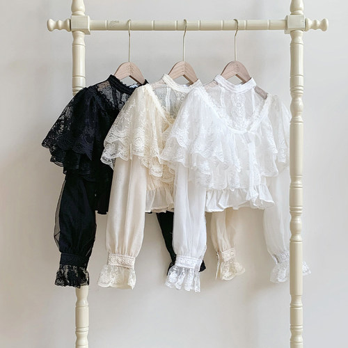 【情诗】withpuji原创设计cla三色百搭内搭/2way披肩多穿lolita春