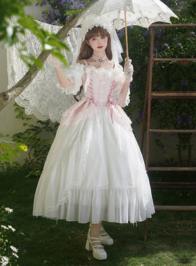 售完无补！来信与诗·琉璃夏｜WP原创副牌 cla方领op鱼骨胸衣lo裙