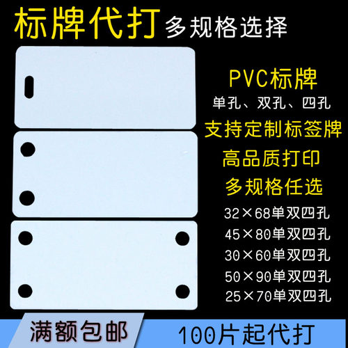 佳能硕芳C-330P SP-650P标牌机专用线缆挂牌PVC铭牌32*68