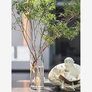 玻璃花瓶30插马醉木吊钟水培养南天竹植物专用鲜切枝条干支雪柳40