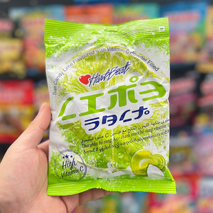 泰国进口蔓谷女孩咸柠檬味糖果维生素C夹心水果硬糖120g