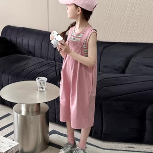 2026新款 GBUBG 女童夏装 套装 两件套漂亮运动穿搭 大童洋气背带裤