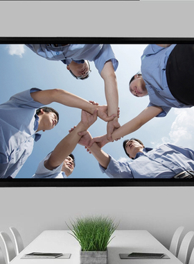 画框幕框架幕布72寸到150寸3D投影机架子屏幕壁挂式家用墙布4K幕