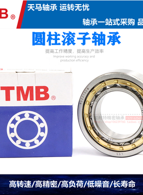 天马TMB圆柱滚子轴承 N NU NJ202 203 204 205 206 207 208 E/EM