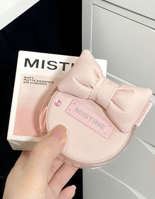 送蝴蝶结！mistine蜜丝婷自由气垫BB霜暹罗遮瑕持久保湿混油