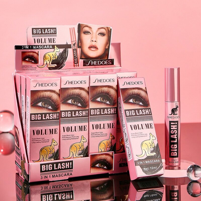 Quick Dry Waterproof Eyelashes Mascara Thick Long 3pcs睫毛膏