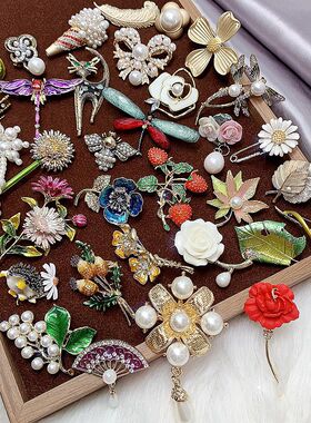 Brooch Jewelry Mix Style 10pcs Women Brooch Wholesale 胸针女