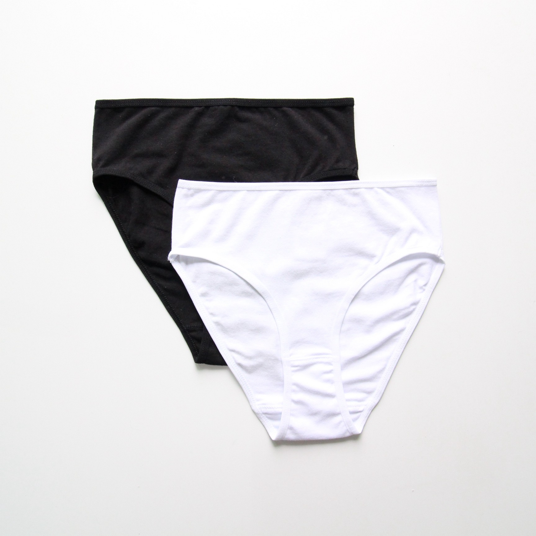 外贸内裤女士棉质中高腰舒适透气高开叉简约风三角裤女生黑白短裤,女士内衣/男士内衣/家居服,女三角裤,淘宝优惠券,粉丝福利购,淘宝优惠卷