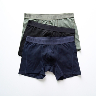 内裤 短裤 中低腰男平角裤 男个性 潮流青少年棉质四角裤 外贸原单男士