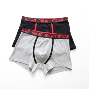 男生大码 棉质舒适透气四角裤 撞色平角裤 时尚 衩 外贸男士 潮短裤 内裤