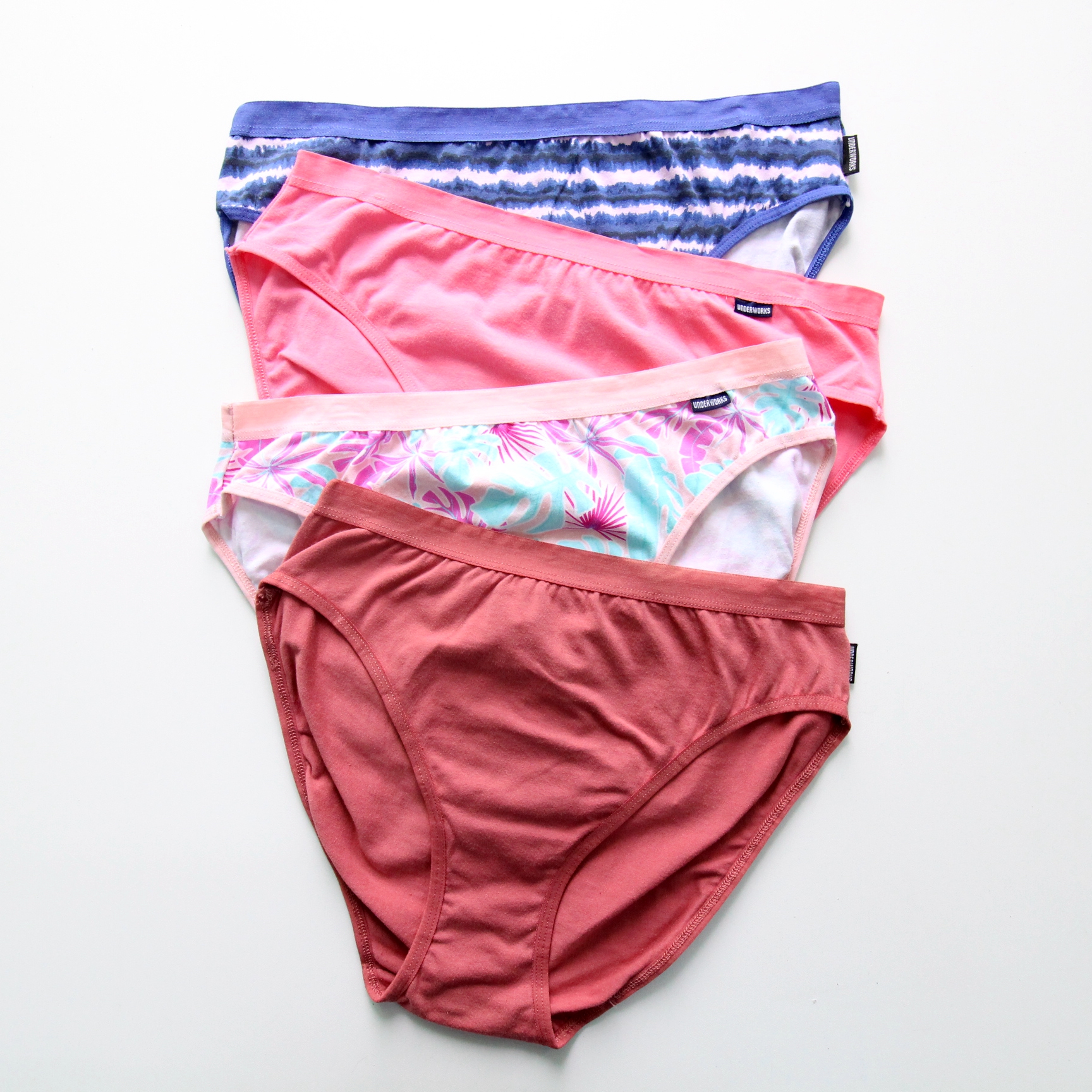 女士三角裤中高腰棉质包臀舒适