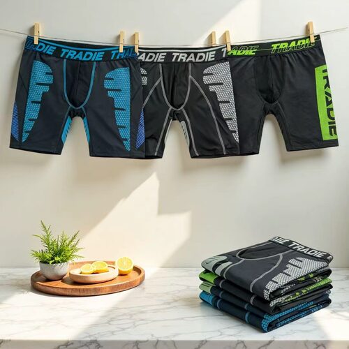 男士速干透气平角内裤