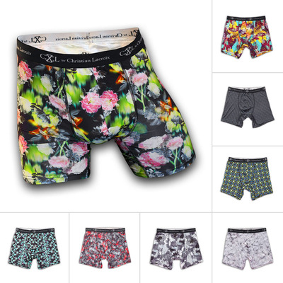 加长款纯棉档宽松跑步运动内裤